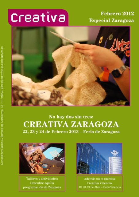 Talleres Creativa Zaragoza 2013 - Feria de Zaragoza