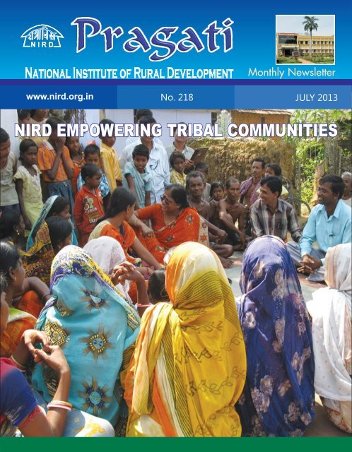 july 2013 - National Institute of Rural Development