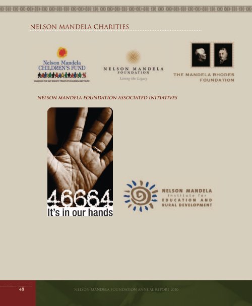 Annual Report 2010 (4.1MB) - Nelson Mandela Foundation