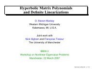 Hyperbolic Matrix Polynomials and Definite Linearizations