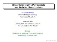 Hyperbolic Matrix Polynomials and Definite Linearizations