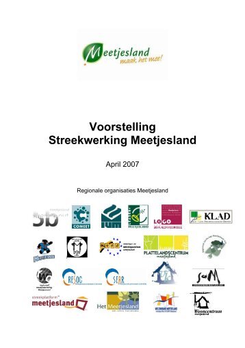 Jaarverslag streekwerking 2007 - Meetjesland.be