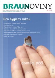 6 / 2011 (PDF, 3 MB) - Braunoviny - B. Braun Medical sro