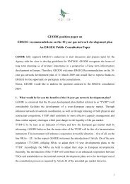 GEODE position paper on ERGEG recommendations on the 10 year ...