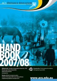 Handbook front cover 2007.08_AUS.ai - Australian Correspondence ...