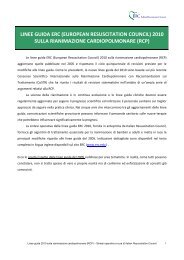 linee guida erc - I.R.C. Italian Resuscitation Council