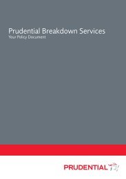 Prudential Breakdown Services