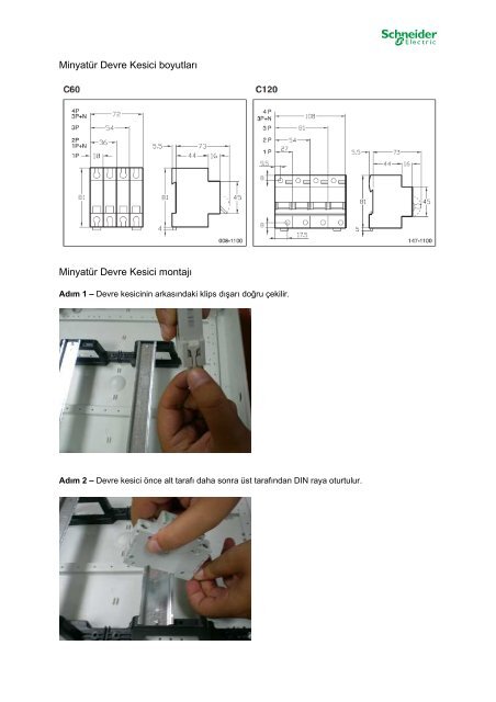 Tanıtım ve Kullanım Kılavuzu - Schneider Electric