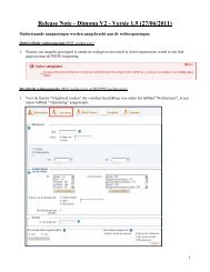 Release Note - Dimona V2 - Versie 1.9 (27/06/2011)