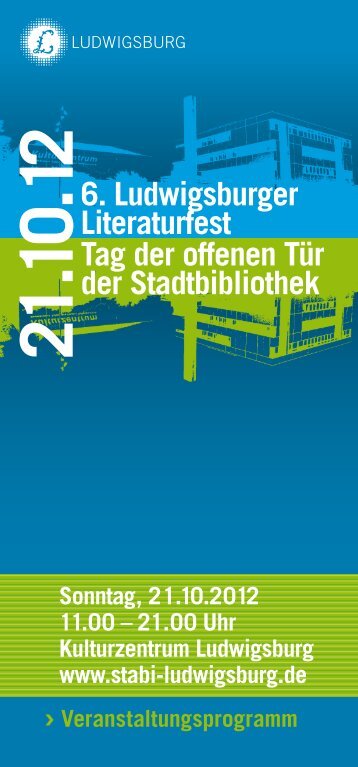 Literaturfest - Stadtbibliothek Ludwigsburg