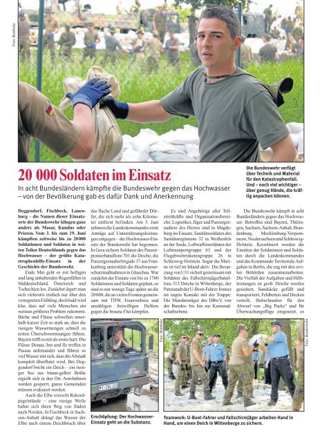 20 000 Soldaten kÃ¤mpfen gegen die Fluten - Foeg.de