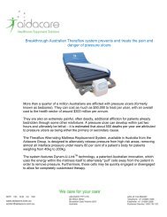 Read our latest news article featuring the Theraflow - Aidacare