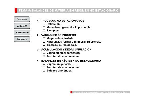 tema 5: balances de materia en rÃ©gimen no estacionario - IqTMA-UVa