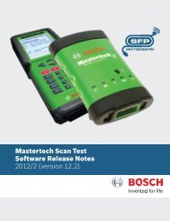 Mastertech Scan Test Software Release Notes 2012/2 (version 12.2)