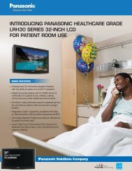 introducing panasonic healthcare grade lrh30 series 32-inch lcd