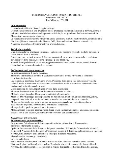 Fisica I