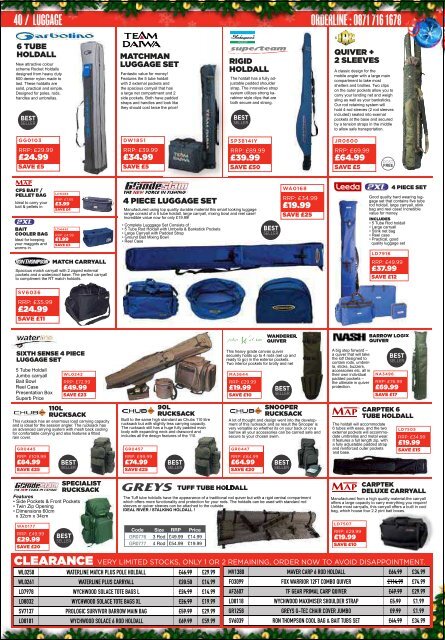 Christmas Sale 2012 C16 - Chapmans Angling