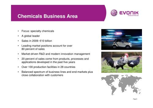 Evonik. Power to create. - STEAG Energy Services GmbH
