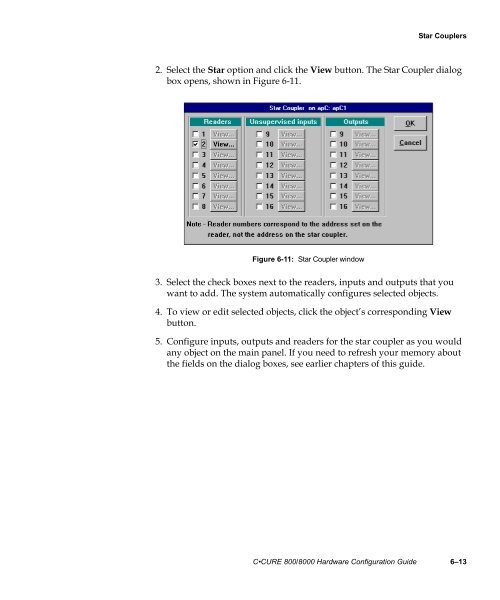 Câ¢CURE 800/8000 Hardware Configuration Guide - Tyco Security ...