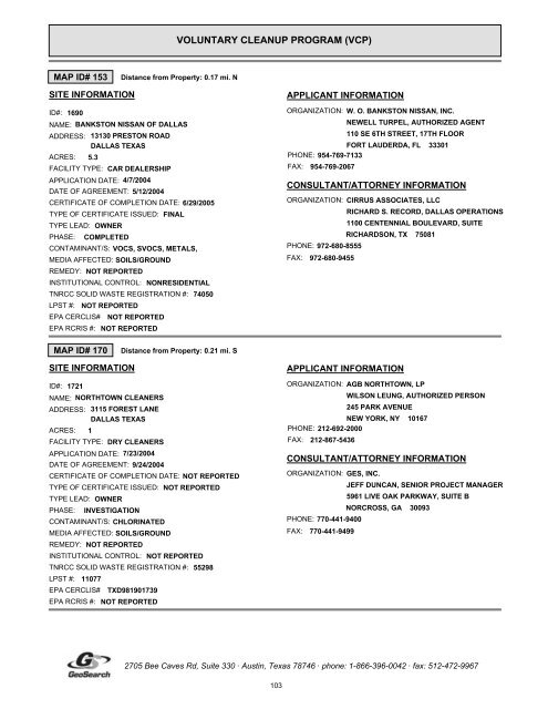 Hazardous materials report limited phase i environmental site