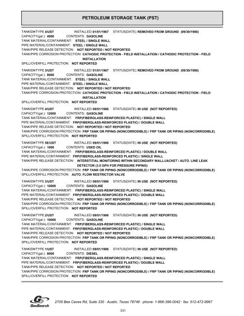 Hazardous materials report limited phase i environmental site