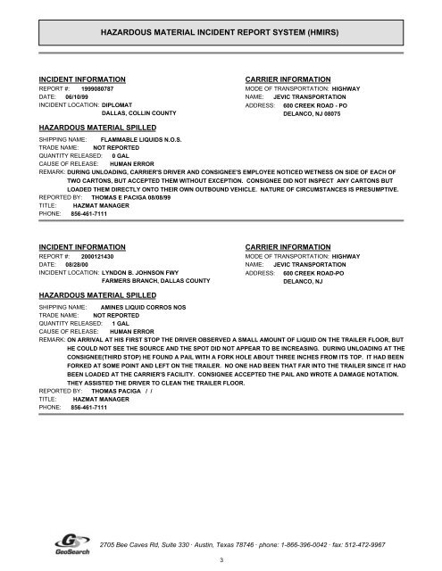 Hazardous materials report limited phase i environmental site