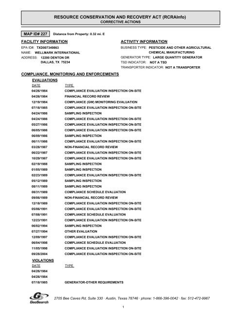 Hazardous materials report limited phase i environmental site