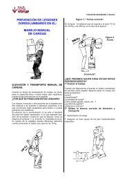 manejo manual de cargas - ictp