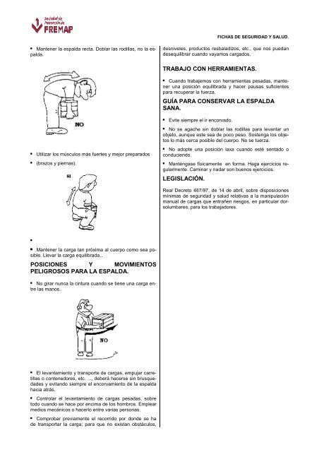 manejo manual de cargas - ictp