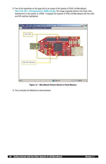 Xilinx® Spartan®-6 FPGA LX9 MicroBoard