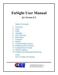 EnSight User Manual - Visualization Group