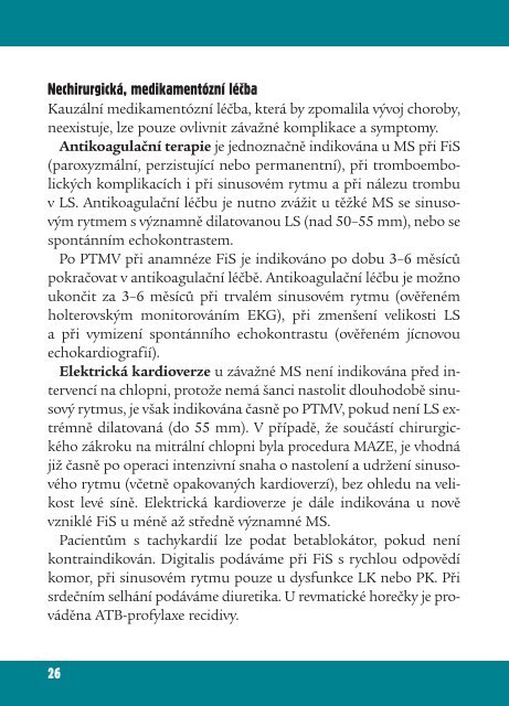 DoporuÄenÃ­ pro diagnostiku a lÃ©Äbu chlopennÃ­ch srdeÄnÃ­ch vad v ...