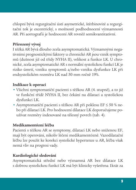 DoporuÄenÃ­ pro diagnostiku a lÃ©Äbu chlopennÃ­ch srdeÄnÃ­ch vad v ...