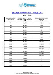 Spares Promotion Letter - GMM Pfaudler Ltd