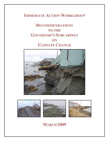 Immediate Action Work Group Final Report - Climate Change in ...