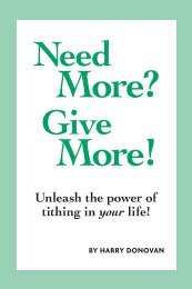 Unleash the power of tithing in your life! - Guideposts Foundation