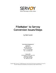 FileMaker to Servoy Conversion Issues/Steps