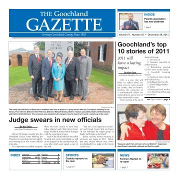 Judge swears in new officials - MG - Media