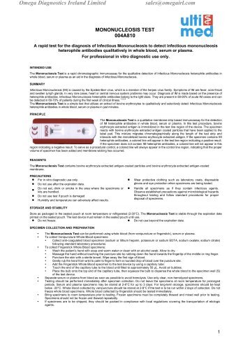 Omega Diagnostics Ireland Limited sales@omegairl.com