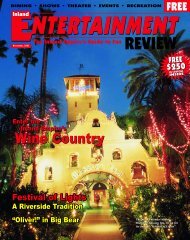 November, 2003 - Inland Entertainment Review Magazine