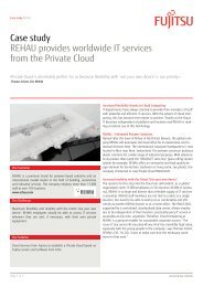 Case study REHAU provides worldwide IT services from the Private ...