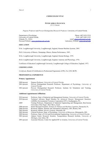 curriculum vitae john ruscio phd professor of psychology