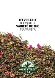 Catalogo di tÃƒÂ© 2013_14 - Mount Everest Tea Company GmbH