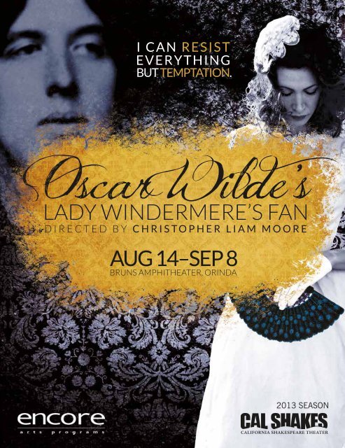 Read or download the Lady Windermere's Fan program. - California ...