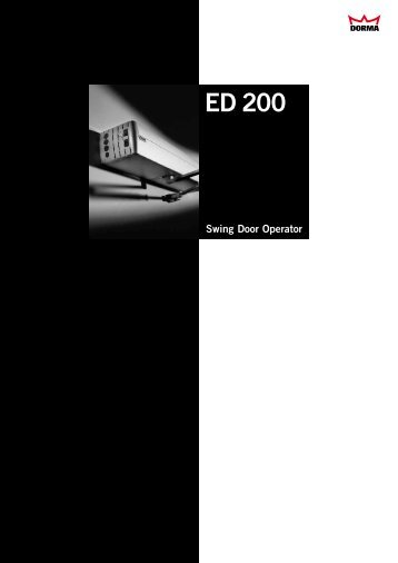 ED 200 - DORMA International