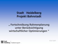 Stadt Heidelberg Projekt Bahnstadt - Stadtpolitik Heidelberg