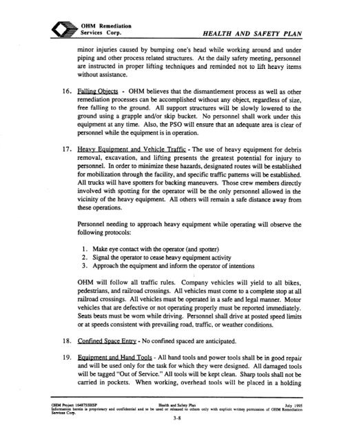 work plan for soil remediation, sampling and analysis plan, site ...