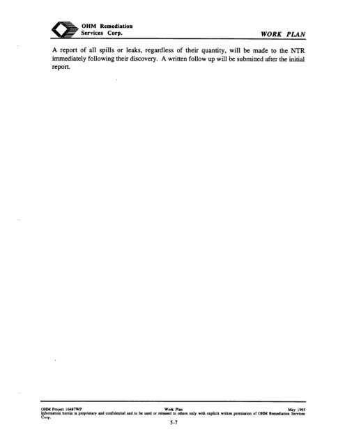 work plan for soil remediation, sampling and analysis plan, site ...