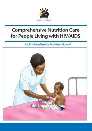 Comprehensive Nutrition Care for People Living with HIV/AIDS - URC