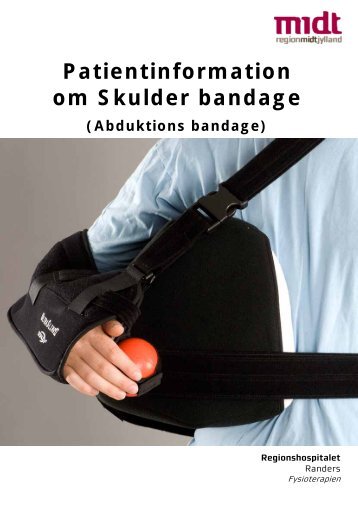 Patientinformation om Skulder bandage - Regionshospitalet Randers